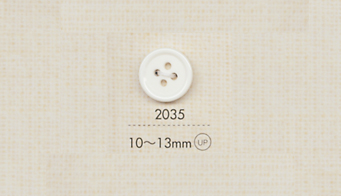 2035 DAIYA BUTTONS四孔聚酯纖維鈕扣 大阪鈕扣（DAIYA BUTTON）