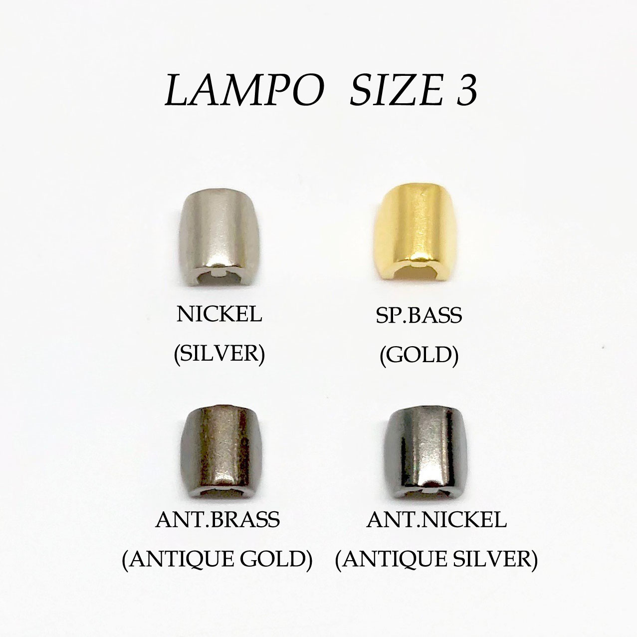 283S 專為 Super LAMPO拉鍊上止尺寸3 LAMPO(GIOVANNI LANFRANCHI SPA)