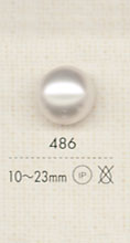 486 優雅的珍珠狀聚酯纖維鈕扣 大阪鈕扣（DAIYA BUTTON）
