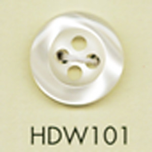 HDW101 DAIYA BUTTONS 耐衝擊 HYPER DURABLE ""系列仿貝殼狀聚酯纖維鈕扣"" 大阪鈕扣（DAIYA BUTTON）