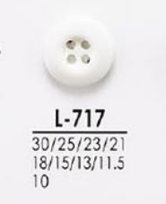 L717 從襯衫到大衣的鈕扣染色 愛麗絲鈕扣