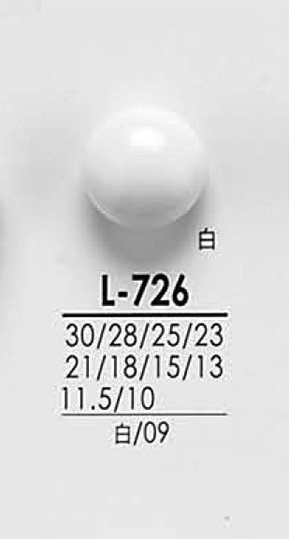 L726 從襯衫到大衣黑色和染色鈕扣 愛麗絲鈕扣