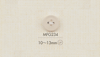 MFG234 DAIYA BUTTONS 4 孔啞光透明鈕扣 大阪鈕扣（DAIYA BUTTON）