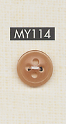 MY114 4 孔聚酯纖維鈕扣，適合簡單優雅的襯衫和襯衫 大阪鈕扣（DAIYA BUTTON）