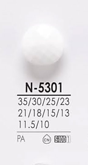 N5301 染色鈕扣 愛麗絲鈕扣