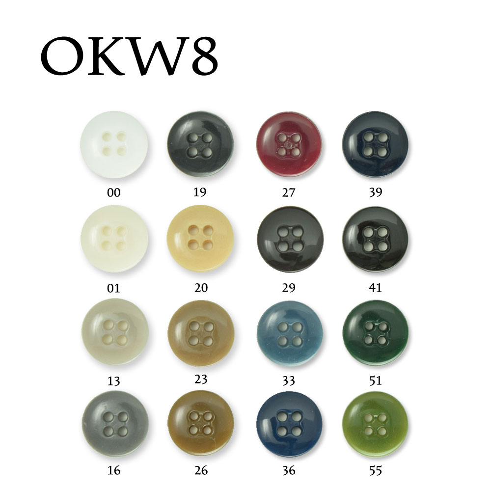 OKW8 聚酯纖維褲鈕扣 愛麗絲鈕扣