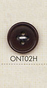 ONT02H 天然材料椰殼4 孔鈕扣 大阪鈕扣（DAIYA BUTTON）