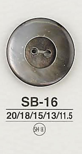 SB16 貝殼鈕扣 愛麗絲鈕扣