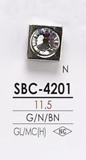 SBC4201 水晶石鈕扣 愛麗絲鈕扣
