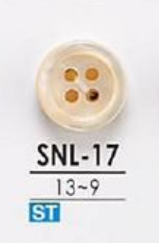 SNL17 尖尾螺4前孔鈕扣無色 愛麗絲鈕扣