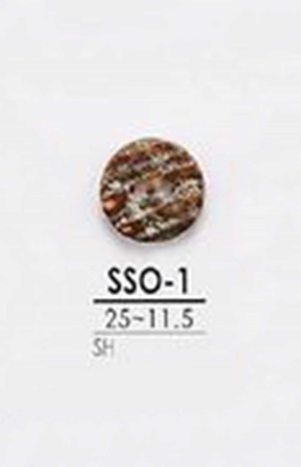 SSO1 2孔光面貝殼鈕扣 愛麗絲鈕扣