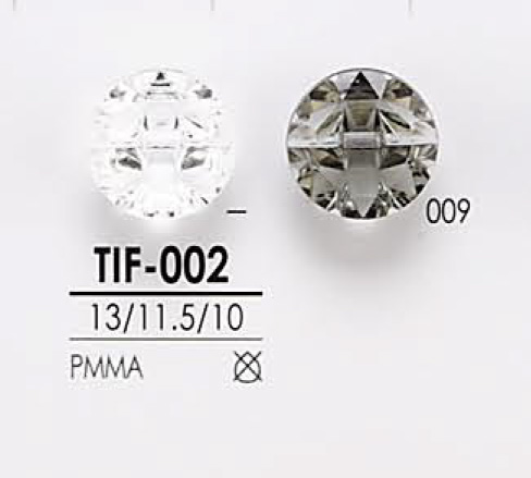 TIF002 鑽石切割鈕扣 愛麗絲鈕扣