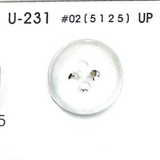 U231 【水牛風格】4孔紐扣，光面，可染色[鈕扣] 日東鈕扣