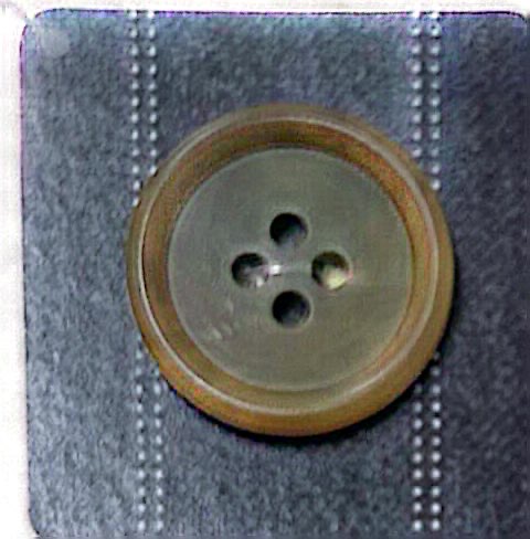 UNT2 [椰殼款式] 4孔紐扣，無光澤[鈕扣] 日東鈕扣