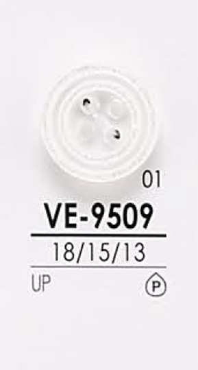 VE9509 用於染色的襯衫鈕扣 愛麗絲鈕扣