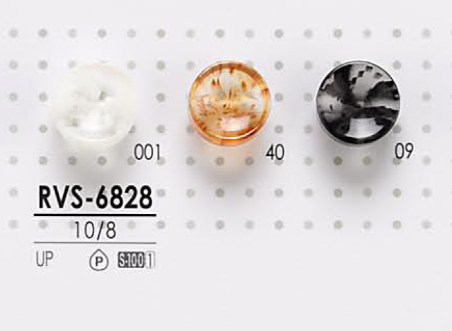 RVS6828 染色用聚酯纖維鈕扣 愛麗絲鈕扣