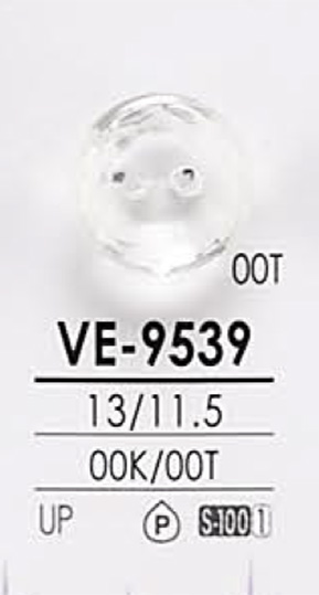 VE9539 用於染色的鑽石切割鈕扣 愛麗絲鈕扣