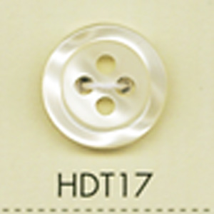 HDT17 DAIYA BUTTONS 耐衝擊 HYPER DURABLE ""系列仿貝殼狀聚酯纖維鈕扣"" 大阪鈕扣（DAIYA BUTTON）