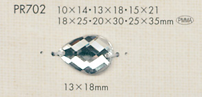 PR702 鑽石切割水滴型鈕扣 大阪鈕扣（DAIYA BUTTON）