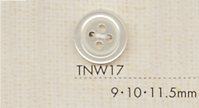 TNW17 DAIYA BUTTONS 耐熱仿貝殼聚酯纖維鈕扣 大阪鈕扣（DAIYA BUTTON）