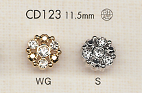 CD123 水鑽寶石鈕扣 大阪鈕扣（DAIYA BUTTON）