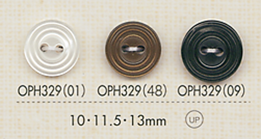 OPH329 帶 2 孔邊框的鈕扣 大阪鈕扣（DAIYA BUTTON）