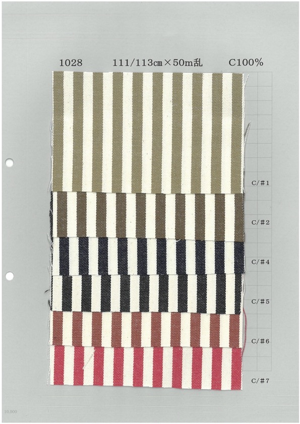 1028 厚山核桃木條紋[面料] 吉和紡織