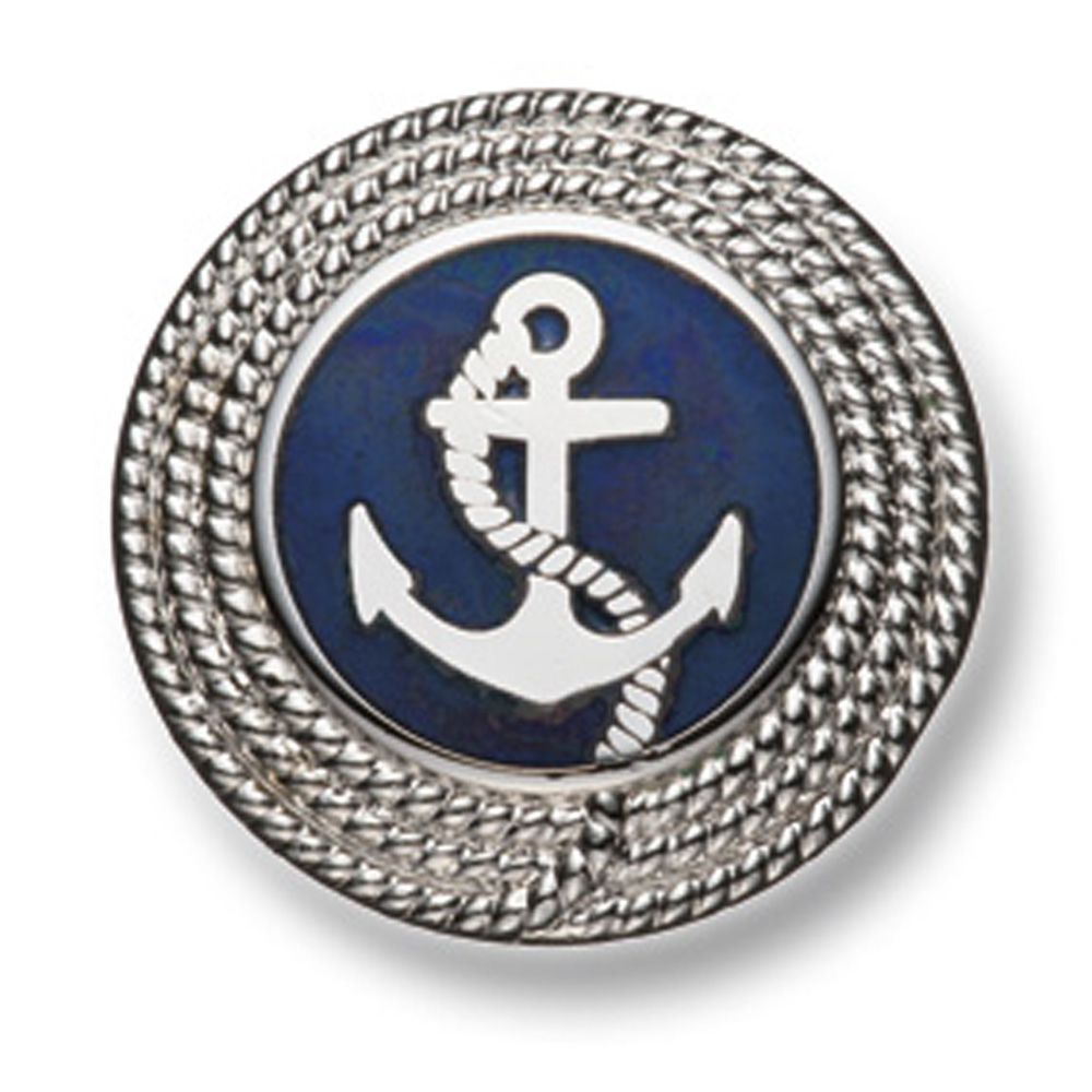 224 金屬鈕扣銀/海軍藍，適合家用西裝和夾克 山本（EXCY）