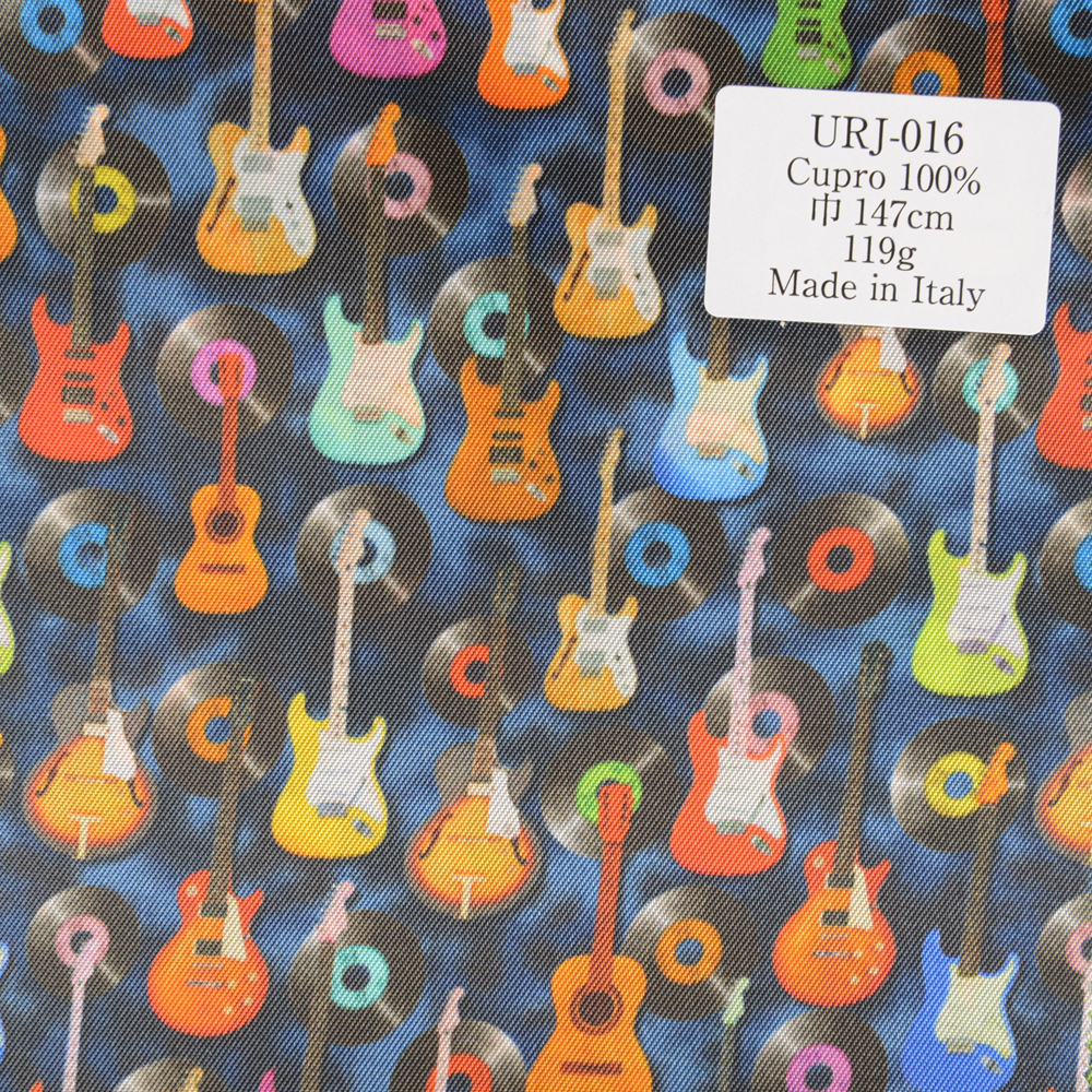 URJ-016 意大利製造 100%銅氨印刷里料吉他和唱片設計 TCS