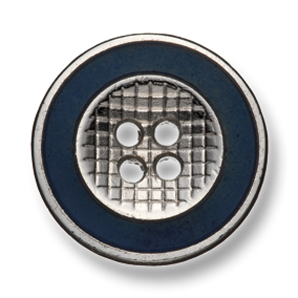 330 金屬鈕扣銀/海軍藍，適合家用西裝和夾克 山本（EXCY）