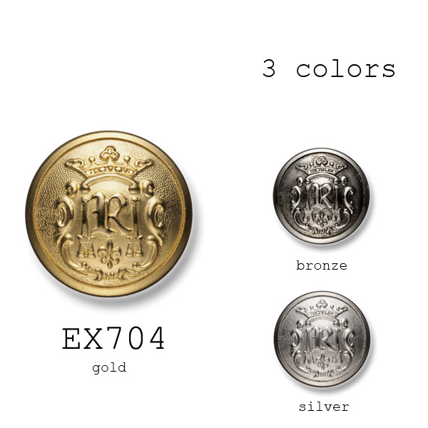 EX704 家用西裝和夾克的金屬鈕扣 山本（EXCY）