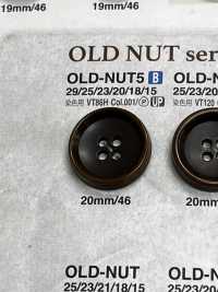 OLD-NUT5 類似椰殼的鈕扣 愛麗絲鈕扣 更多照片