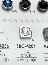 SBC4201 水晶石鈕扣 愛麗絲鈕扣 更多照片