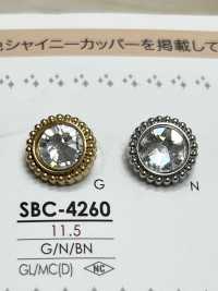 SBC4260 水晶石鈕扣 愛麗絲鈕扣 更多照片