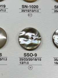 SSO9 天然材料貝殼2 孔光面鈕扣 愛麗絲鈕扣 更多照片