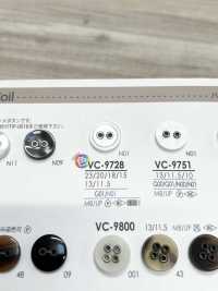 VC9728 染色用兩氣眼扣鈕扣 愛麗絲鈕扣 更多照片