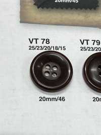 VT78 類似椰殼的鈕扣 愛麗絲鈕扣 更多照片