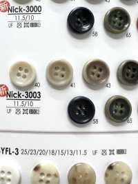 NICK3003 用於襯衫和輕便服裝的骨狀鈕扣 愛麗絲鈕扣 更多照片