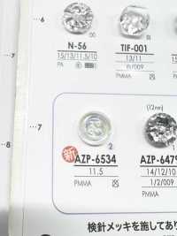 AZP6534 極光珍珠鈕扣 愛麗絲鈕扣 更多照片