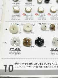 PW2030 用於染色的別針捲曲鈕扣 愛麗絲鈕扣 更多照片