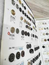 DM2140 用於夾克和西裝的 4 孔金屬鈕扣 愛麗絲鈕扣 更多照片
