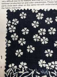 88223 SEVENBERRY不均勻線佈單色日式花紋[面料] VANCET 更多照片