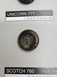 UNICORN777 【水牛風格】帶4孔紐帶[鈕扣] 日東鈕扣 更多照片