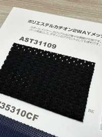 AST31109 聚酯纖維陽離子2WAY網布[面料] 日本伸展 更多照片