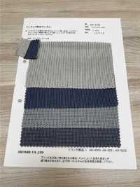 AN-9220 靛藍色加撚石南花格子格紋[面料] 有延商店 更多照片