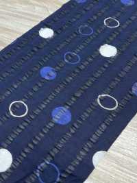 58016-2 波紋平紋針織印花波爾卡圓點設計[面料] 櫻花公司 更多照片