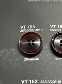 VT153 用於夾克和西裝的椰殼類鈕扣“Ardur 系列” 愛麗絲鈕扣 更多照片