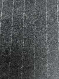 4ML1505 COMFORT LINE LANAVITA SAXONY 炭灰色條紋[面料] 美雪敬織 (Miyuki) 更多照片