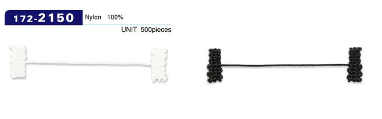 172-2150 扣眼里料日本組紐織繩子總長62mm（500支）[扣眼盤扣] 達琳（DARIN）