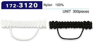 172-3120 扣眼日本組紐織型橫長33mm（300條）[扣眼盤扣] 達琳（DARIN）